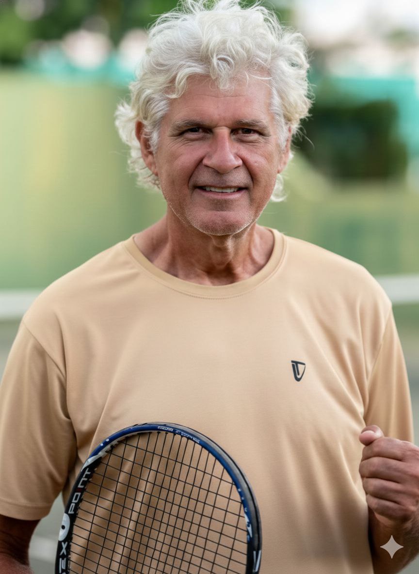 Quadra de tênis da Escola TUCAS